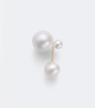 Sophie Bille Brahe Orecchino singolo Lou Perle in oro 14kt con perle dacqua dolce