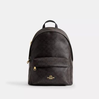 Coach Taylor Small Backpack In Signature Canvas