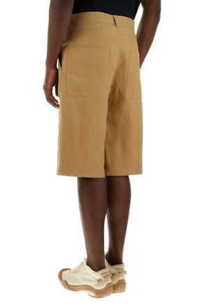 Fendi Paper Textile Bermuda - Beige