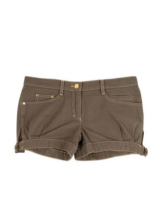 Roberto Cavalli Roberto Cavali Khaki Denim Shorts Size XS