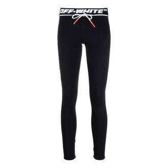 Off-white (WMNS) Off-White Casual Pants Black OWVG035C99JER0011000