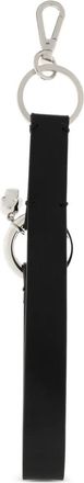 Alexander McQueen Portachiavi con teschio - Nero