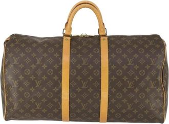 Louis Vuitton Pre-owned Weekend Bags, female, Brown, Size: ONE SIZE Pre-owned Keepall Travel Bag
