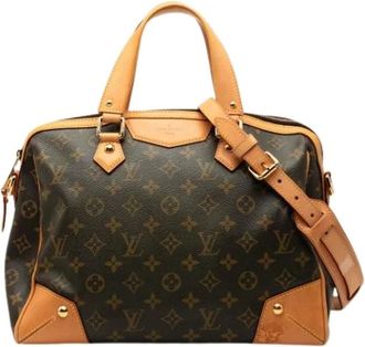 Louis Vuitton Pre-owned Handbags, female, Brown, Size: ONE SIZE Pre-owned Canvas Handbag