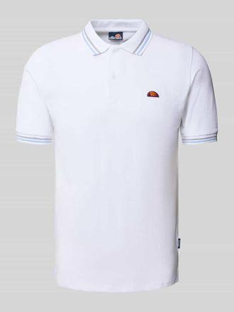 Ellesse Regular Fit Poloshirt mit Logo-Badge Modell ROOKS in Weiss, Gr&ouml;&szlig;e XXL