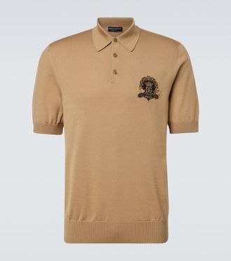 Dolce & Gabbana Virgin wool polo shirt