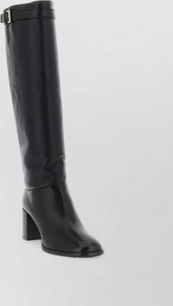 Prada leather knee-high boots