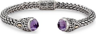 Samuel B. Sterling Silver Bangle in Purple at Nordstrom Rack