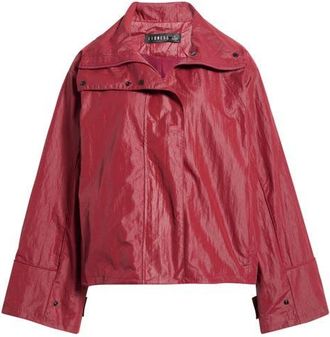 Lioness Shoreline Windbreaker Jacket in Cherry at Nordstrom, Size X-Large