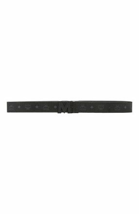 MCM Claus M Reversible Belt 1.75 in Visetos in Black at Nordstrom