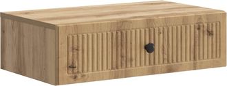 vidaXL Mesa Lateral Montada En La Pared 59 X 34,5 X 17 Cm Vidaxl