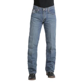 Cinch Relaxed Fit White Label Jeans In Medium Stonewash