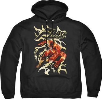 Gildan Justice League of America Electric Run Adult Pull Over Hoodie / Hooded Sweatshirt