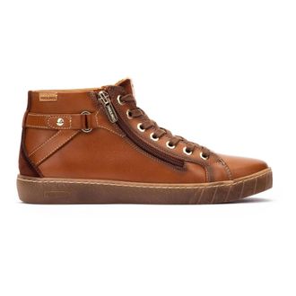 Pikolinos Bruine Damessneaker - Lanzarote - Dames - Sneakers - Bruin - 40 EU - Schoenen