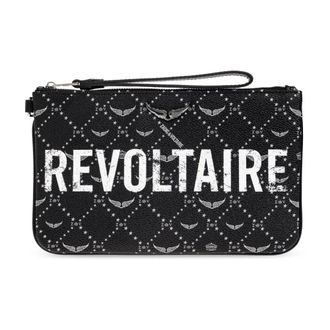 Zadig&Voltaire Clutches, male, Black, Size: ONE SIZE Z Pouch Clutch