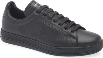 Tom Ford Warwick Sneaker in Black/Black at Nordstrom, Size 13Us