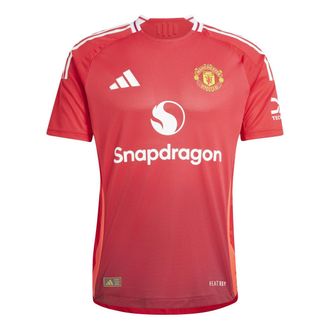 adidas Manchester United 24/25 Authentic Home Soccer Asia Sizing Mufc Red JF1291