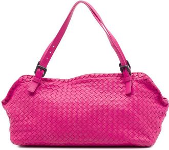 Bottega Veneta Pre-owned Bottega Veneta Nappa Intrecciato Belted Zip Frame Shoulder Bag Ladies 4FU36PJNEP30WWL6