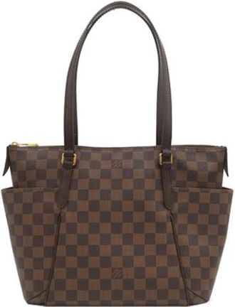 Louis Vuitton Tweedehands Canvas Louis Vuitton tassen - Dames - Vintage Shopper - Bruin - ONE Size - Vintage