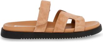 Steve Madden Womens Suede Missile E 295 Sandals - Beige - Size UK 3