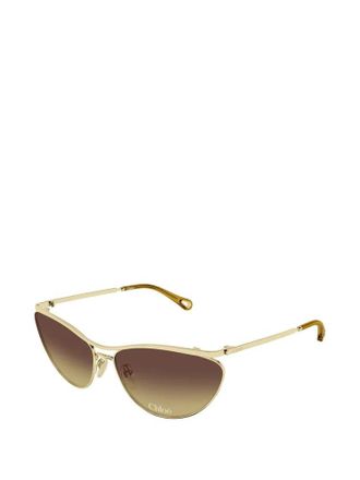 Chlo&eacute; CH0386S Cat-Eye Sunglasses - Gold