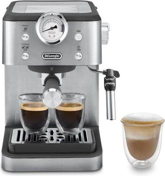 DeLonghi Cafetera Expresso Manual 15 Bares Em450.m Negra