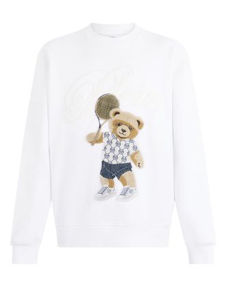 Philipp Plein Round Neck Sweatshirt Teddy Tennis