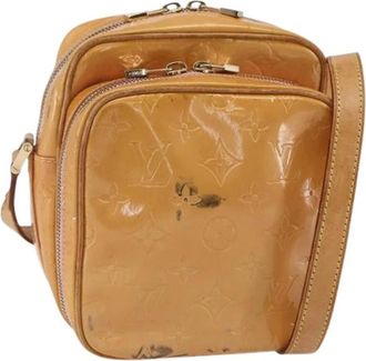 Louis Vuitton Pre-owned Leren Vintage Crossbody Tas - Dames - Vintage Schoudertas - Oranje - ONE Size - Leer - Vintage