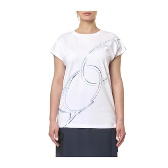 Herno Dames, Tops, Wit, Maat: L Katoen