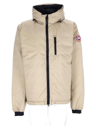 Canada Goose Padded Jacket With High Collar And Zippered Chest Pocket