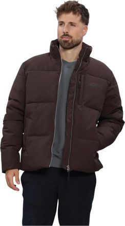 Woodbird WBDapper Puff Jacket - Heren - Jassen - Bruin - Maat: L Poliester