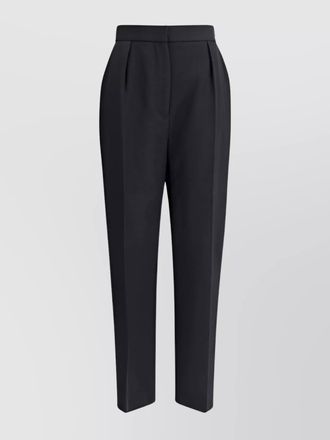 Balmain tailored pants pleated sash detail