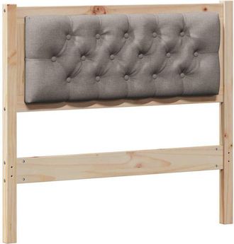 vidaXL Cabecero Otro Marr&oacute;n Y Taupe 90 Cm Madera Maciza De Pino Vidaxl