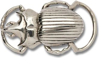 CLARIS VIROT Scarabee Riemgesp Zilver - Dames - Accessoires - Grijs - ONE Size - Accessoires