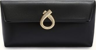 Furla Mianova Pochette M Nero Black Sidney Calf Leather Woman