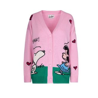 Saint Barth Dames, Truien, Roze, Maat: XS Wol