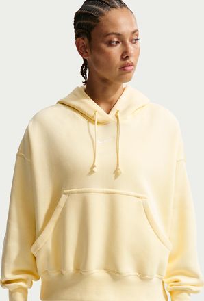 Nike Womens Nike Sportswear Phoenix Fleece Over-Oversized Pullover Hoodie in Brown | DQ5858-744