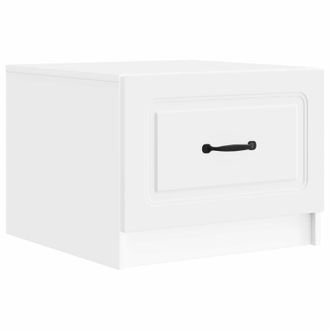 vidaXL Mesa De Caf&eacute; Con Caj&oacute;n 49 X 50 X 37 Cm Madera De Ingenier&iacute;a Vidaxl