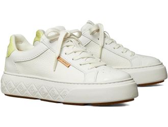 Tory Burch Ladybug Sneakers Womens Shoes Purity/Lime Green : 11 M, Leather