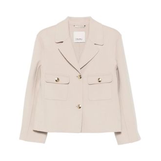 Max Mara Sorriso Blazer - female - Max Mara - Blazers - Beige - XS - Jackets