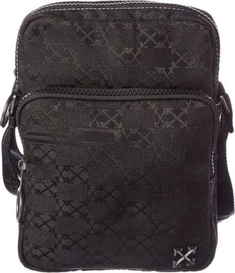 Off-white North/South Flight Multi Pocket Crossbody