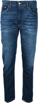 Dondup Klassieke jeans met stretchstof - Dames - Slim Fit Jeans - Blauw - W25 - Katoen - Jeans