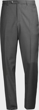 Isaia Men & apos;s Sanita Wool Dress Pants