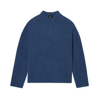 A.P.C. A.p.c., Truien & Vesten, Heren, Blauw, S, Wol, Tyler Pullover