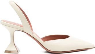 Amina Muaddi Womens With Heel White