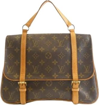 Louis Vuitton Pre-owned Backpacks, male, Brown, Size: ONE SIZE Pre-owned Monogram Backpack