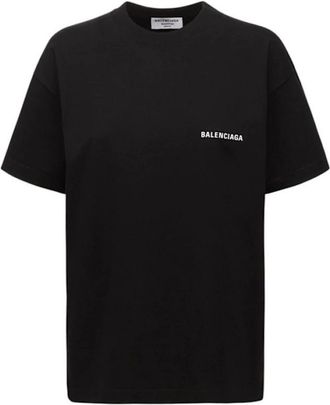 Balenciaga Heren, Tops, Zwart, Maat: XS Katoen