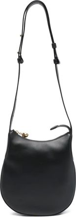 Cafuné Borsa a spalla Lune con zip - Nero