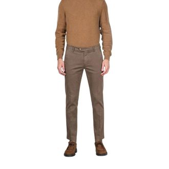 Mason's Pantalones Chinos Torino Flex - Trousers - Hombre - Marr&oacute;n - 4XL