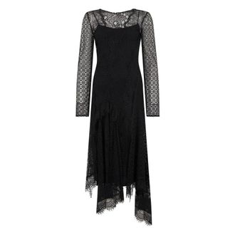 Alberta Ferretti Dames, Jurken, Zwart, Maat: S Polyamide